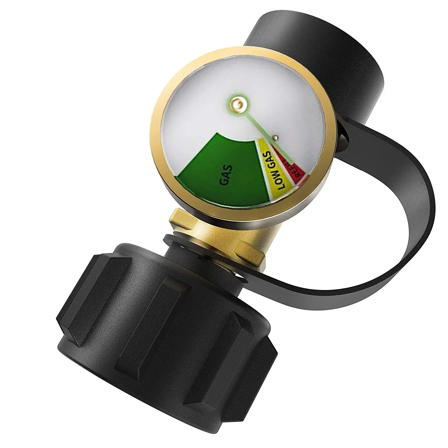 

American overpressure super-flow leak detection automatic shut-off propane tank pressure gauge gas cylinder adapter