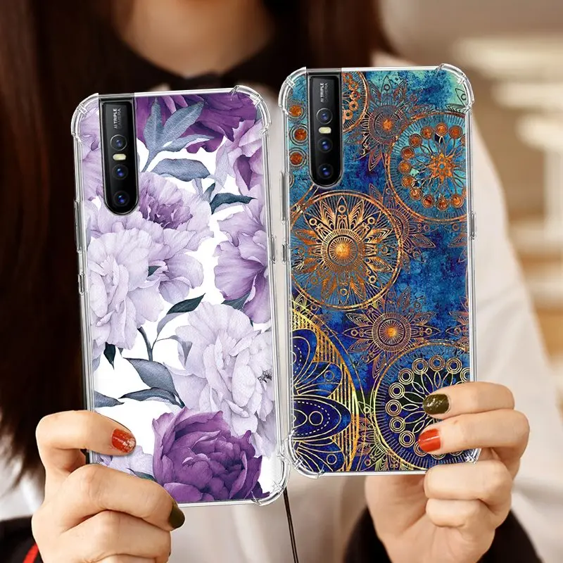 Vivo V15 Pro / S1 Pro 6.39 inch Anti-knock With Airbag Phone Case Stylish Painted Back Phone Cover Vivo V15 Pro / S1 Pro 6.39 inch Anti-knock With Airbag Phone Case Stylish Painted Back Phone Cover