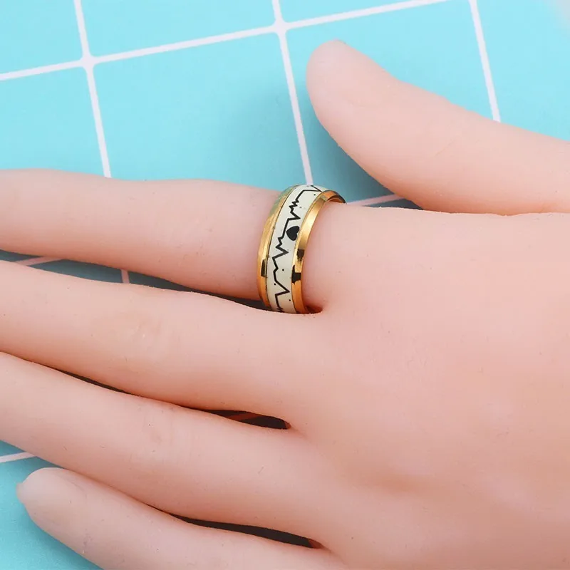 Large Aquamarine Color Stone Rings with Snake Pattern Engagement Promise Jewelry Syink Hypoallergenic Stainless Steel Ring Wedding Bands for Him