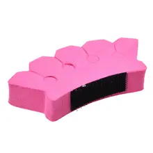 Горячее предложение! Распродажа! 1 DIY Мода волос блюдо губка клип волос Плетение инструмент большой(розовый