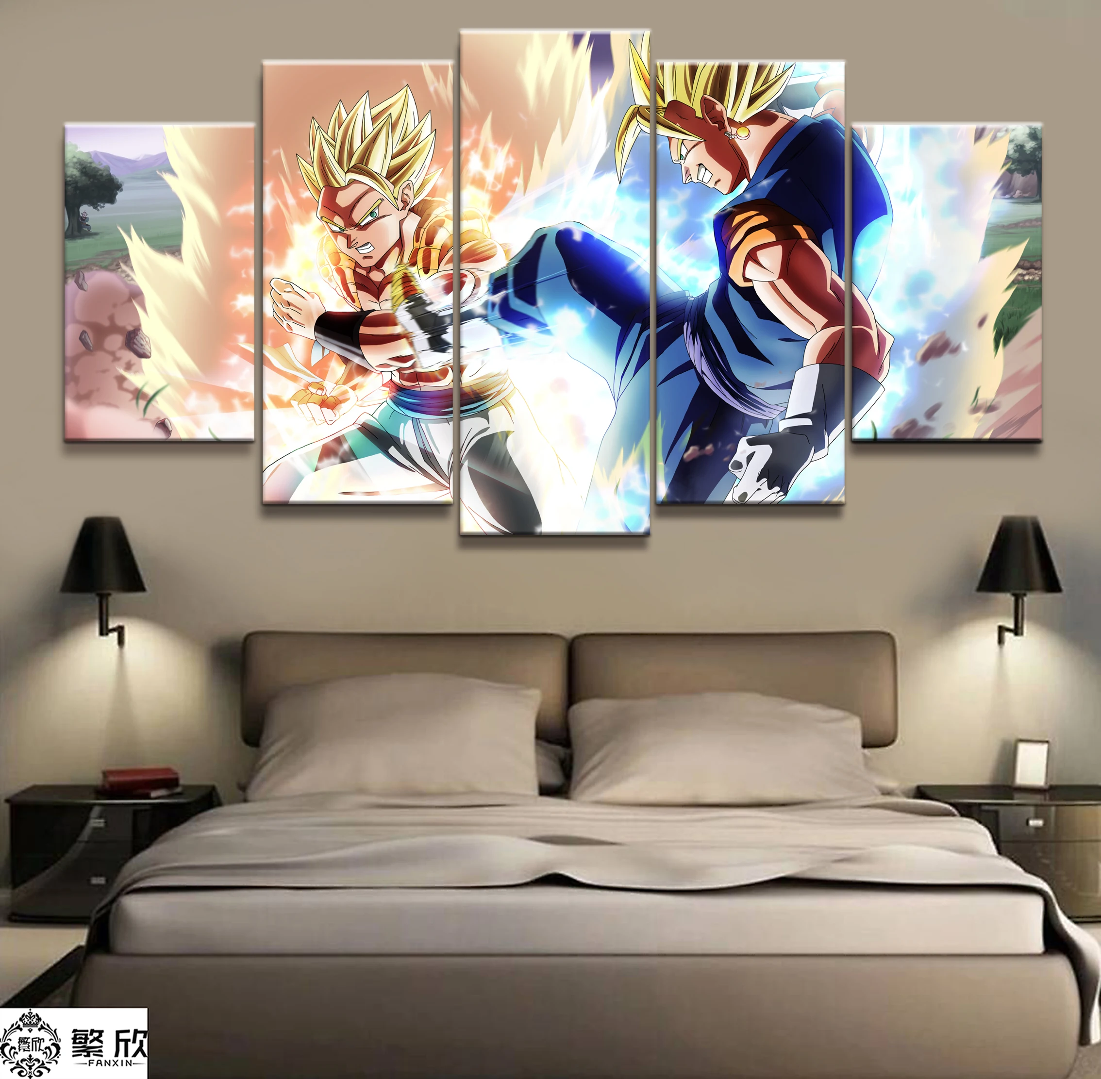 

Home Decor Modular Canvas Picture 5 Piece Anime Kantai Collection Painting Art Poster Wall For Home Canvas Painting Wholesale