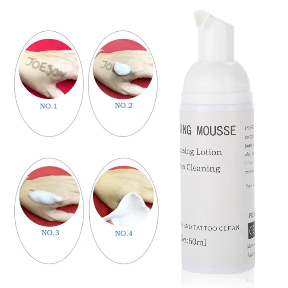 

High quality 60ml eyelash cleanser foam to Clean Eyelashes Before Eyelash Extension makeup Tool Eyelash Tattoo Foaming Cleanser