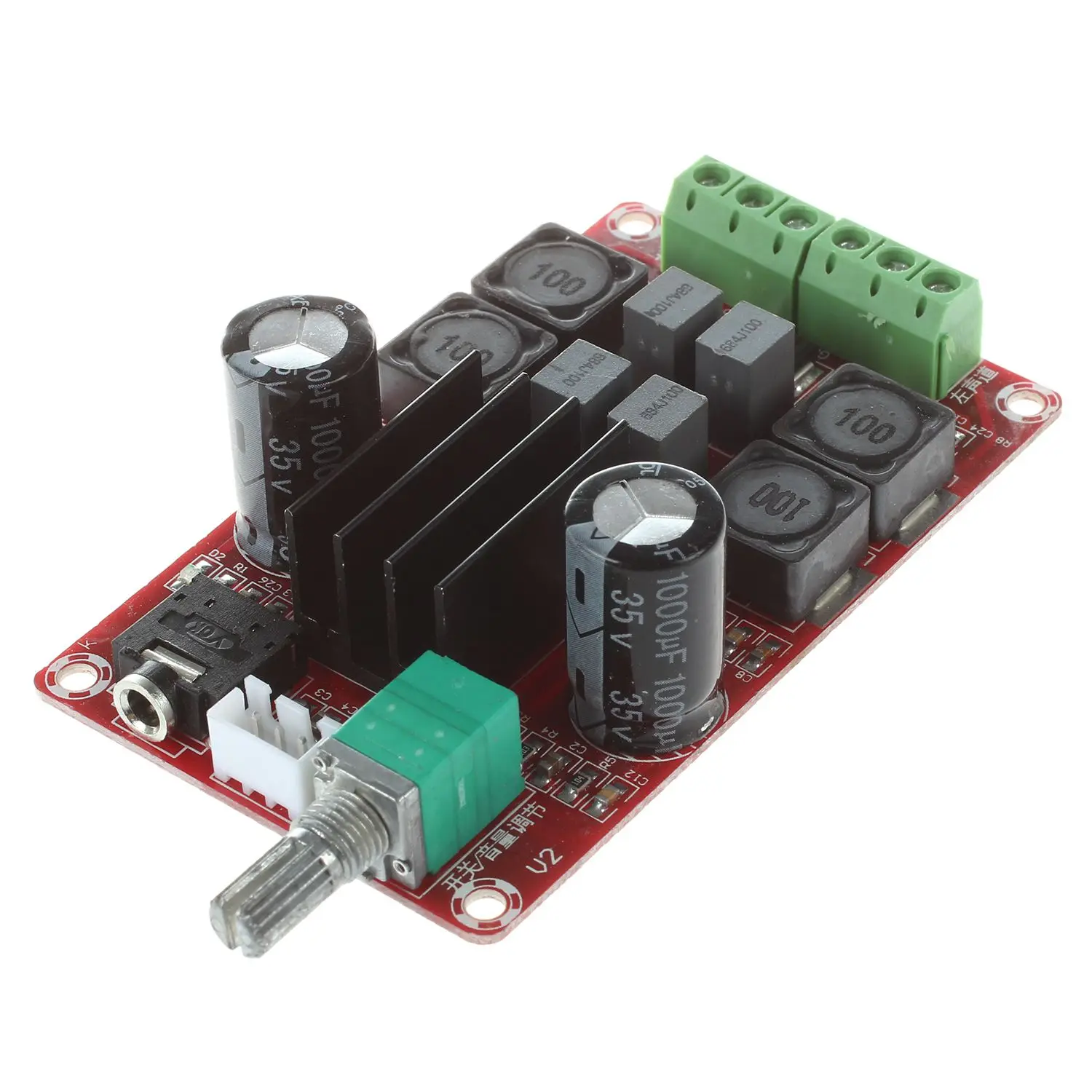 

XH-M189 2 * 50W high-end digital amplifier board DC24V TPA3116D2 two-channel stereo amplifier board