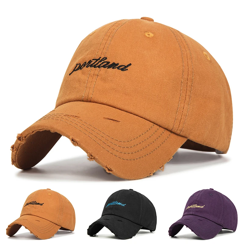 

Women Baseball Cap Solid Color Embroidery Men Baseball Caps Neutral Hip-Hhop Cap Outdoor Sports Baseball Hat Retro Washed Hats