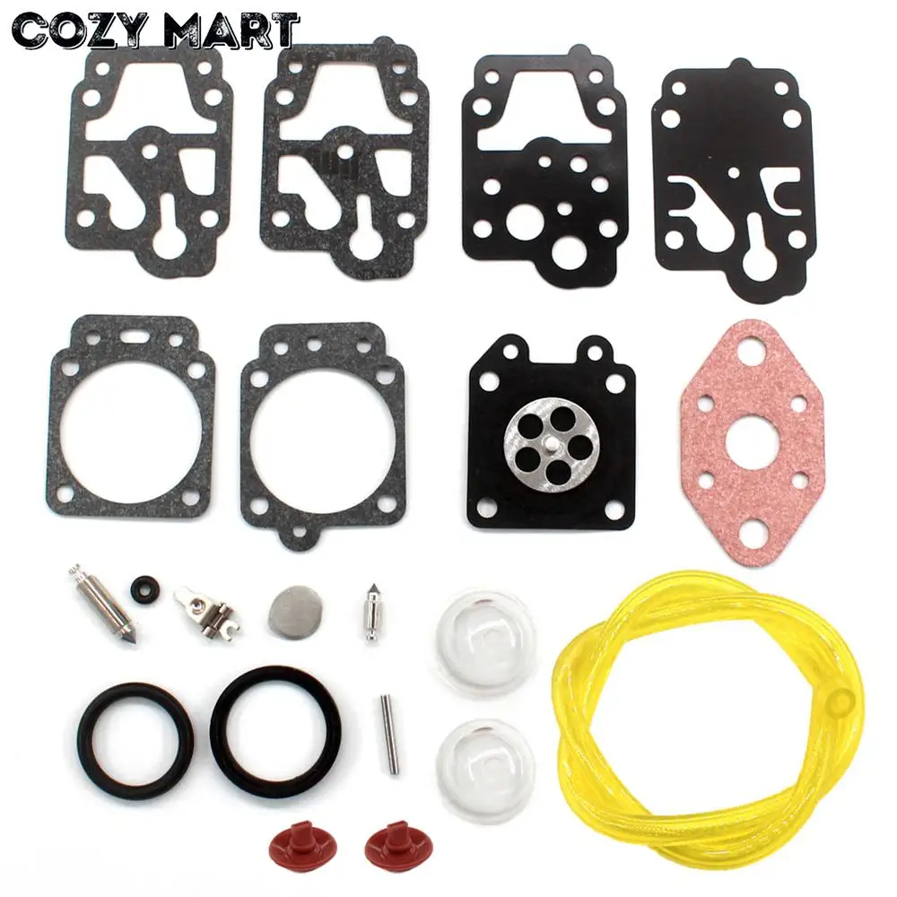 

Carburetor Repair Kit Primer Bulb For CG260 CG330 CG430 CG520 GX35 43CC 52CC 40-5/44F-5 34F 36F 139F Brush cutter Trimmer