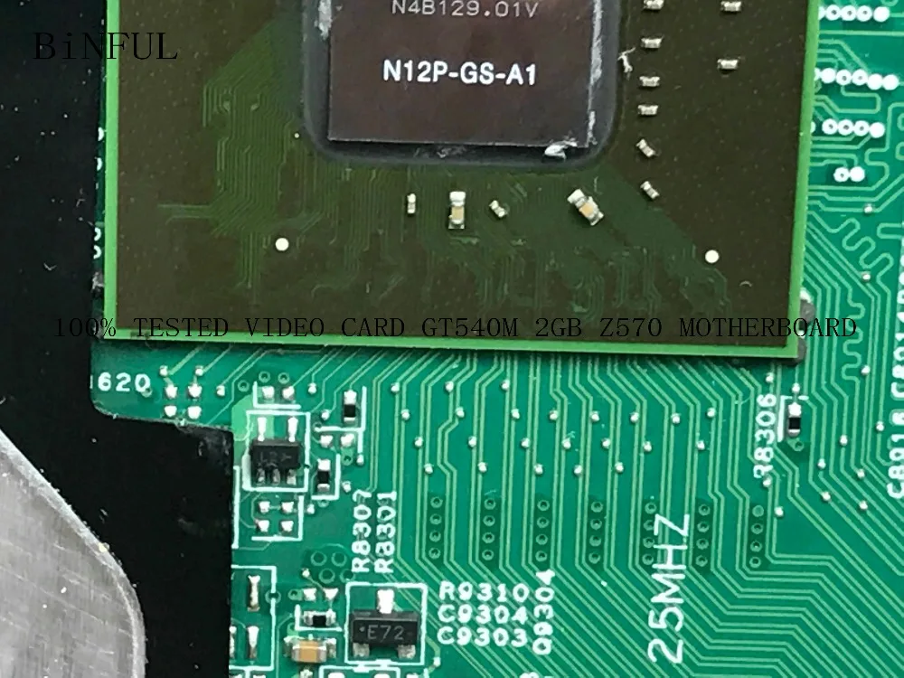 Материнская плата для ноутбука LENOVO Z570 материнская GT540M 2 Гб 100%