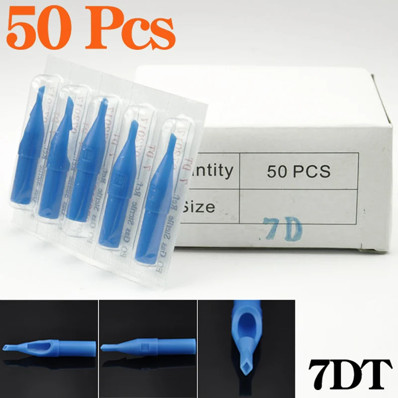 50 шт. 3DT/ 5DT/ 7DT/ 9DT/ 11DT наконечники для тату Профессиональный разных типов