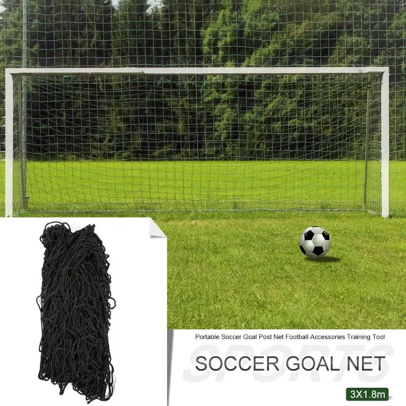

Portable Soccer Goal Post Net 3X1.8M Football Accessories Outdoor Sports Training Tool Gift Football Sport Tools
