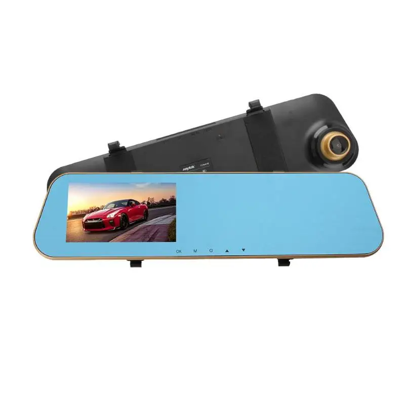 

Anytek N8 4.3" LCD Screen Rear View Mirror Car DVR Camera 140 Degree Dual Lens Video Recorder Motion Detection G-sensor Dash Cam