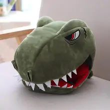 MISS M забавная Милая мультяшная шапка в форме головы динозавра головной убор плюшевая игрушка кукла шляпа шапка для женщин и мужчин