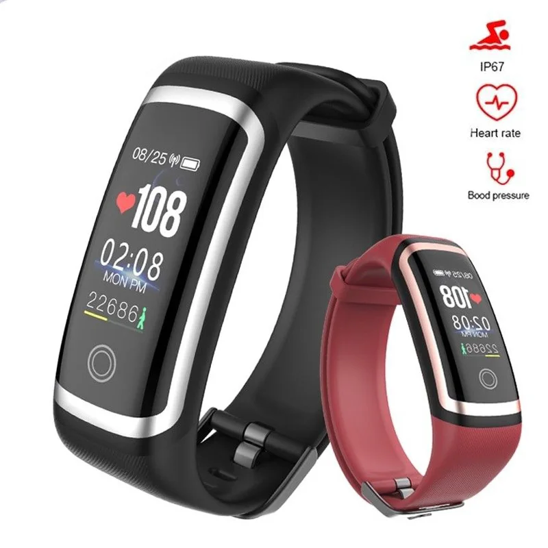 

Fitness Tracker M4 Colour Screen Sprot Smart Band Heart Rate Blood Pressure Monitor IP67 Waterproof Wristband for Android IOS