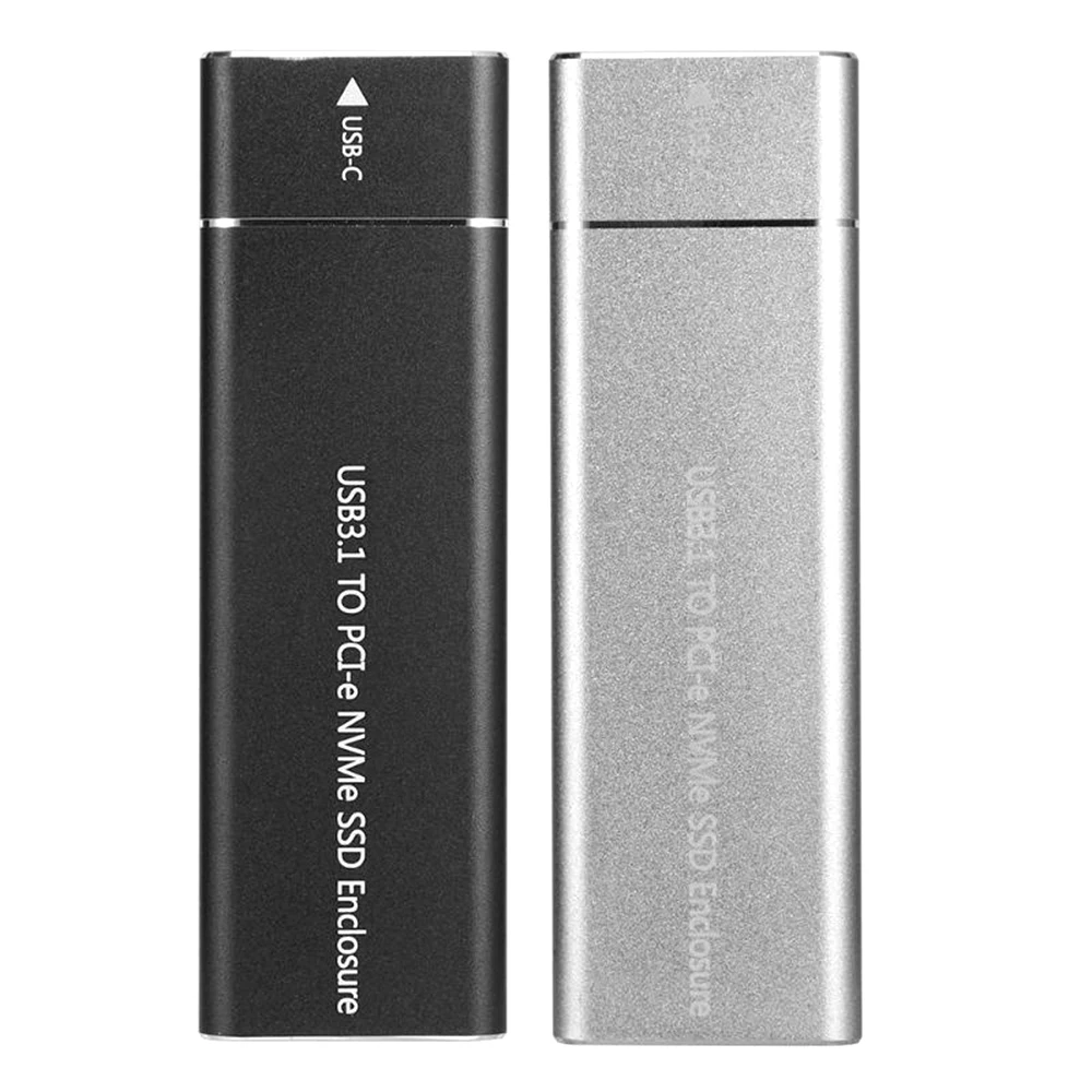 

USB3.1 Type-C to M.2 M Key NVMe SSD Box Solid State Drive Housing Case 10Gbps High Speed Hard Drive Disk Enclosure