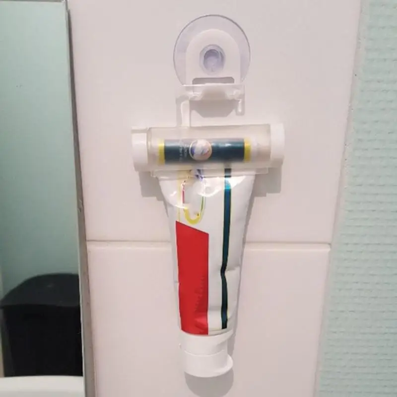 Роликовый дозатор зубная паста распределительная трубка Sucker держатель зубной крем Аксессуары для ванной комнаты ручной шприц пистолет диспенсер