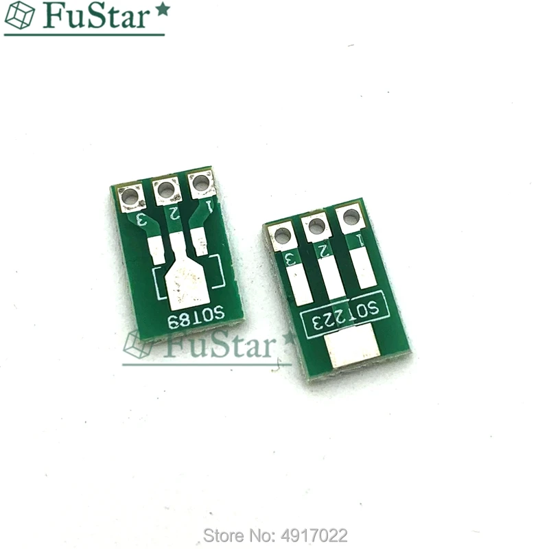 20 шт. SOT89 DIP SOT223 To IC адаптер PCB плата преобразователя пластина Двусторонняя 1 5 мм 2 3