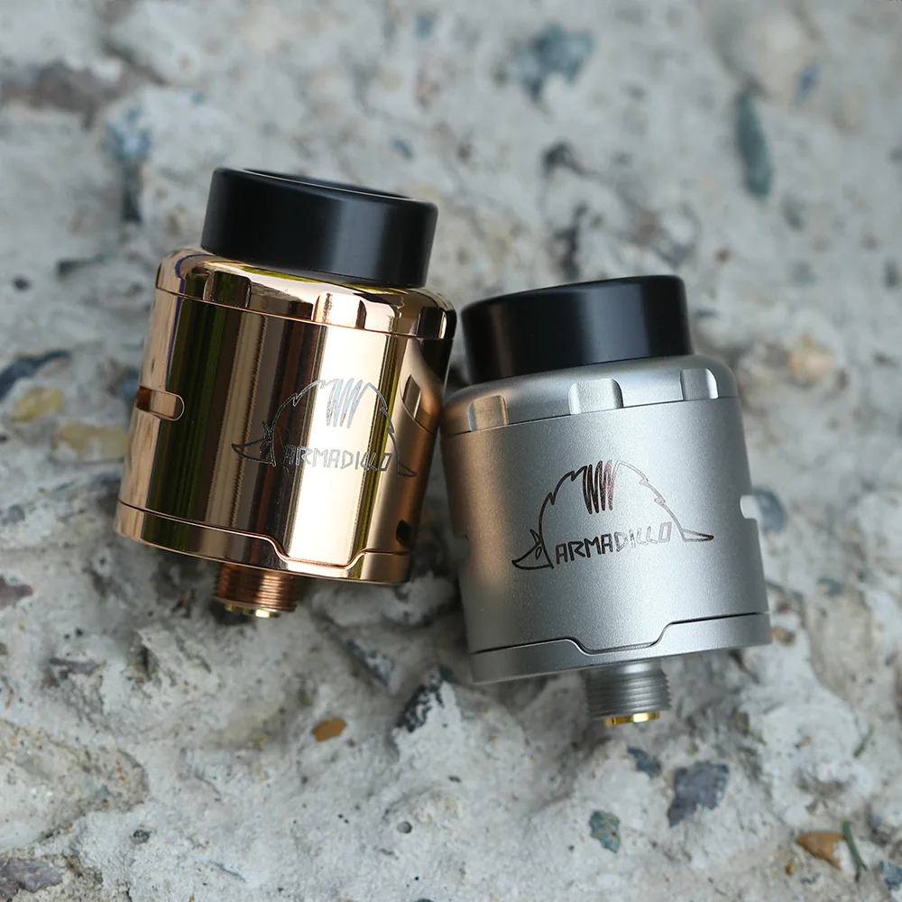 Оригинальный атомайзер Oumier Armadillo 24 мм RDA с двойной катушкой Vape испаритель 510 нитей