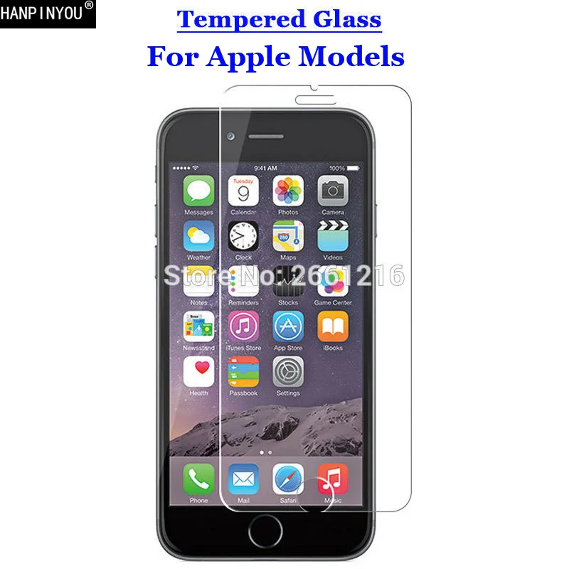 Для Apple iPhone X Xs Max Xr закаленное стекло 9H 2.5D Премиум Защитная пленка для экрана 4 4S 5 5s