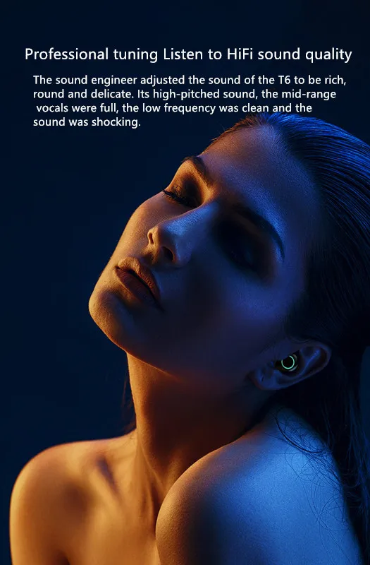 Smart one button Siri Bluetooth Earphones Wireless earphone Bluetooth 5.0 Earbuds Touch control headset for all smart phone