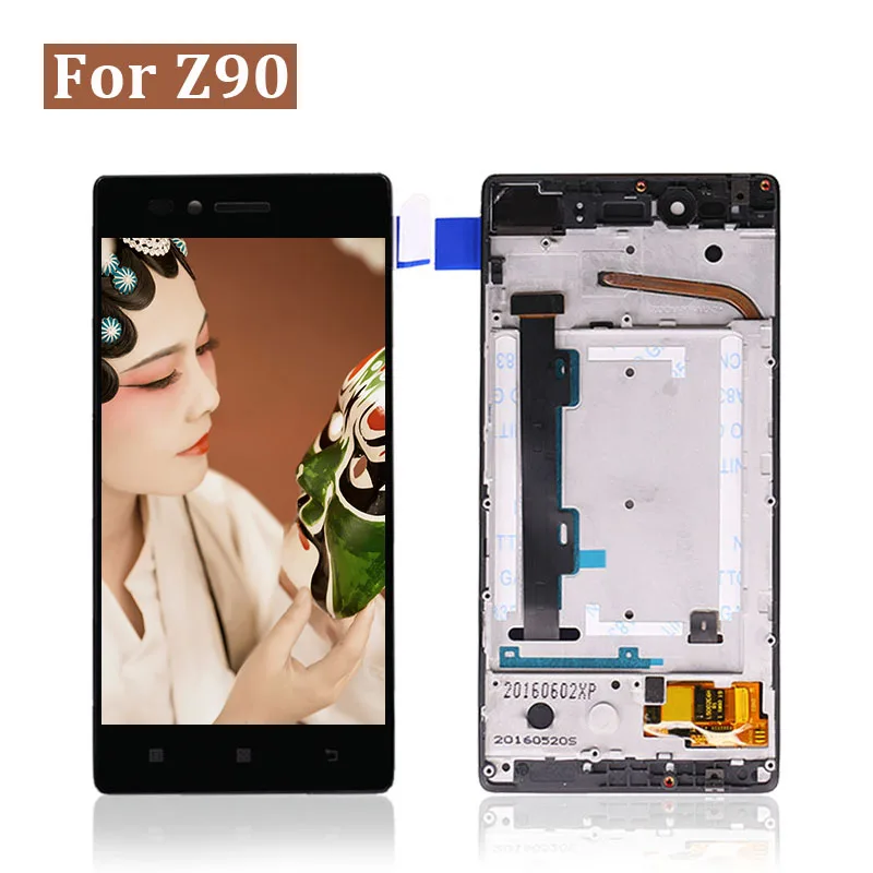 

For Lenovo Vibe Shot Z90 LCD Screen Display with Touch Screen Digitizer Assembly with frame For Lenovo Z90 Display Screen