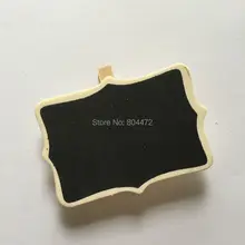 100x доска-зажим деревянная доска клип/Peg/папки Сообщений/деревянный Декор ценник зажимы для свадебной вечеринки