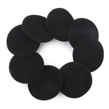 4 Pair 60mm Replacement Ear Foam Earphone Pad Covers for Headset Headphone Black