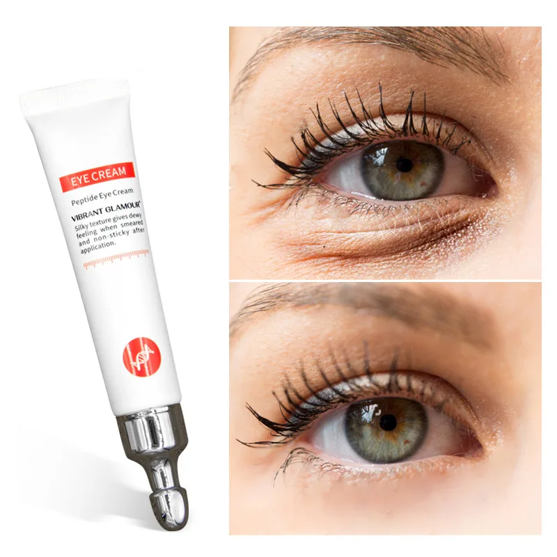 VIBRANT GLAMOUR Eye Cream Peptide Collagen Anti-Wrinkle Anti-aging Remover Dark Circles Eye Care Against Puffiness And Bags VIBRANT GLAMOUR Eye Cream Peptide Collagen Anti-Wrinkle Anti-aging Remover Dark Circles Eye Care Against Puffiness And Bags