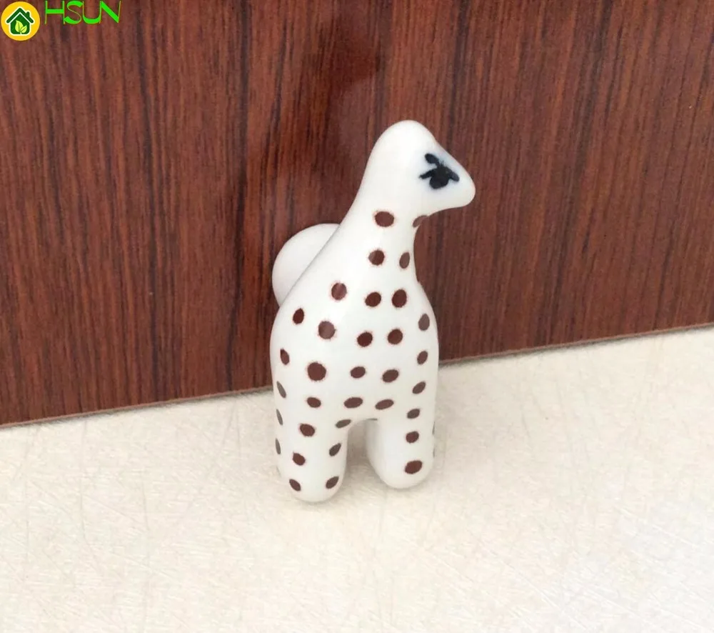

Animal Dresser Knobs Giraffe Ceramic Drawer Handles / Animal Cabinet Handle Knob Kitchen Cupboard Handle Children Hardware