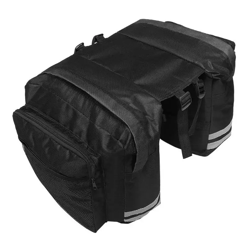 MTB Mountain Bike Bag Bicycle Double Rear Rack Tail Seat Trunk alforjas brompton Accessories bolsa bicicleta Cycling сумка для