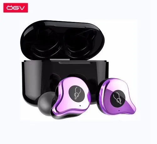 

OGV Sabbat E12 Bluetooth 5.0 BTWS Wireless HIFI Monitor Noise Isolation In-ear Running IPX5 Earphone w/ Charging Box