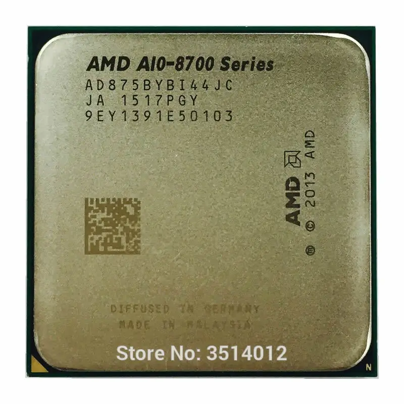 Процессор AMD A10-Series PRO A10-8750B A10 8750 A10 8750B 3,6 ГГц четырехъядерный процессор AD875BYBI44JC/AD8750YBI44JC разъем FM2