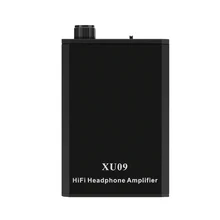 XU09 Hi-Fi усилитель для наушников Портативный высококачественный усилитель звука улучшитель для iPhone 8 X MP3 MP4 других 3,5 мм аудио устройств