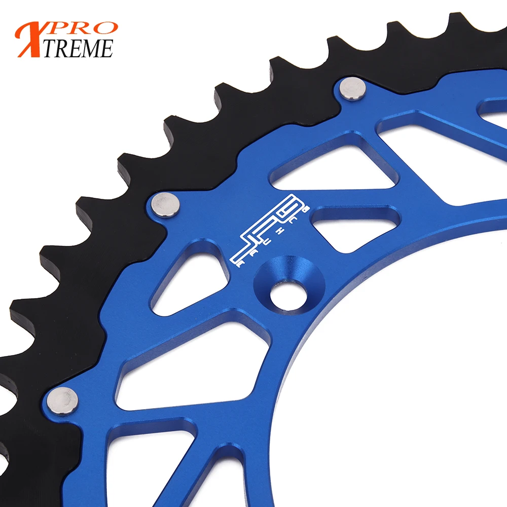 Задняя звездочка цепи 44 46 47T 48T 49T 50 T 51T 52T для YAMAHA YZ125 YZ250 YZ 125 250 TTR230 WRF YZ250F YZ400F YZ450F YZF 426