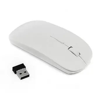 

1600 DPI USB Optical Wireless Computer Mouse 2.4G Receiver Super Slim Mouse for Windows Macbook Laptop PC