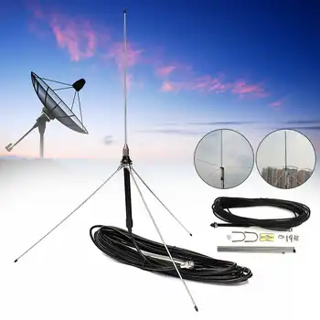 

15M Cable Powerful 1/4 Wavelength GP Antenna for 0.5-30W Watt FM Transmitter