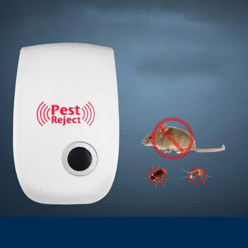 

Ultrasound Mouse Cockroach Repeller Device Insect Rats Spiders Mosquito Killer Pest Control Household Pest Rejecter