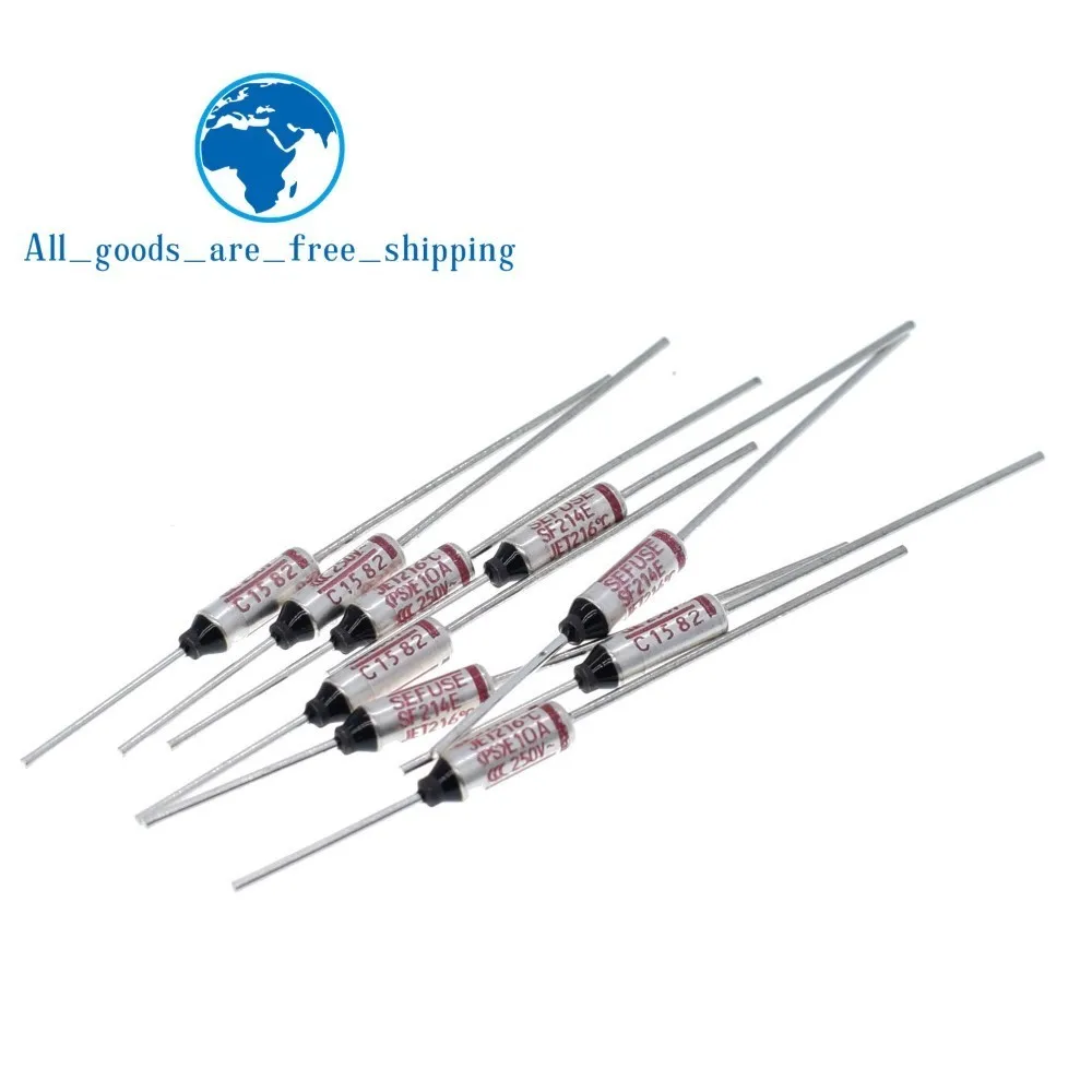 

10pcs SF214E DIP SEFUSE Cutoffs for NEC Thermal Fuse 216 C 216 Degree 10A 250V Celsius Circuit Cut Off Thermal Fuse