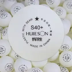 HUIESON 50 шт./пакет 1 звезда S40 + мм ABS Пластик мячи для настольного тенниса 40 + мм 2,7g пинг-понг шары для подростков Клуб Обучение