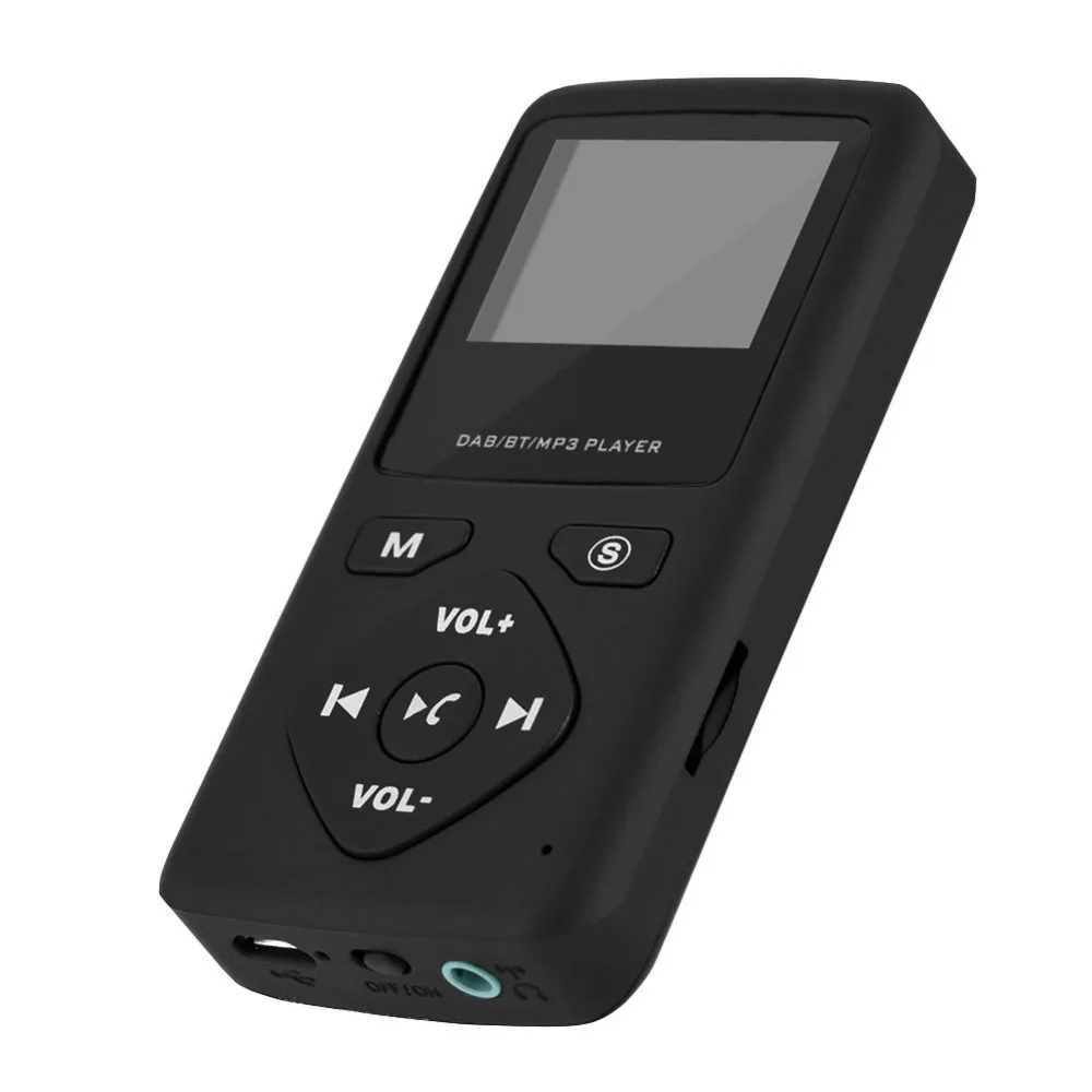 Портативный автомобильный DAB+ радиоприемник+ fm-станция Громкая связь Вызов Bluetooth MP3-плеер с наушником встроенный аккумулятор TF слот для карты