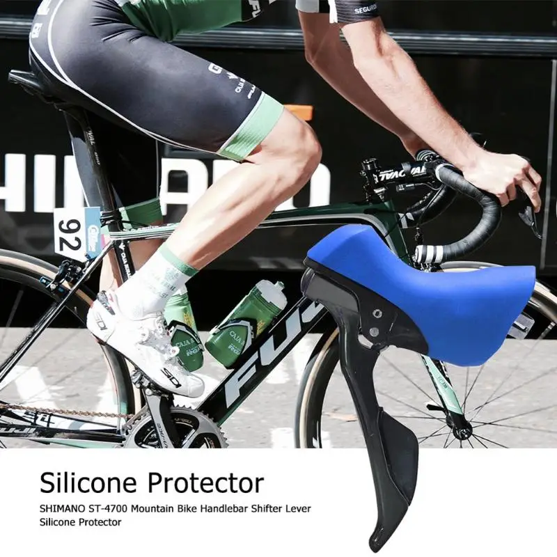 

Bike Handlebar Shifter Lever Silicone Protector Derailleur Cover MTB Mountain Bike Accessories for SHIMANO ST-4700