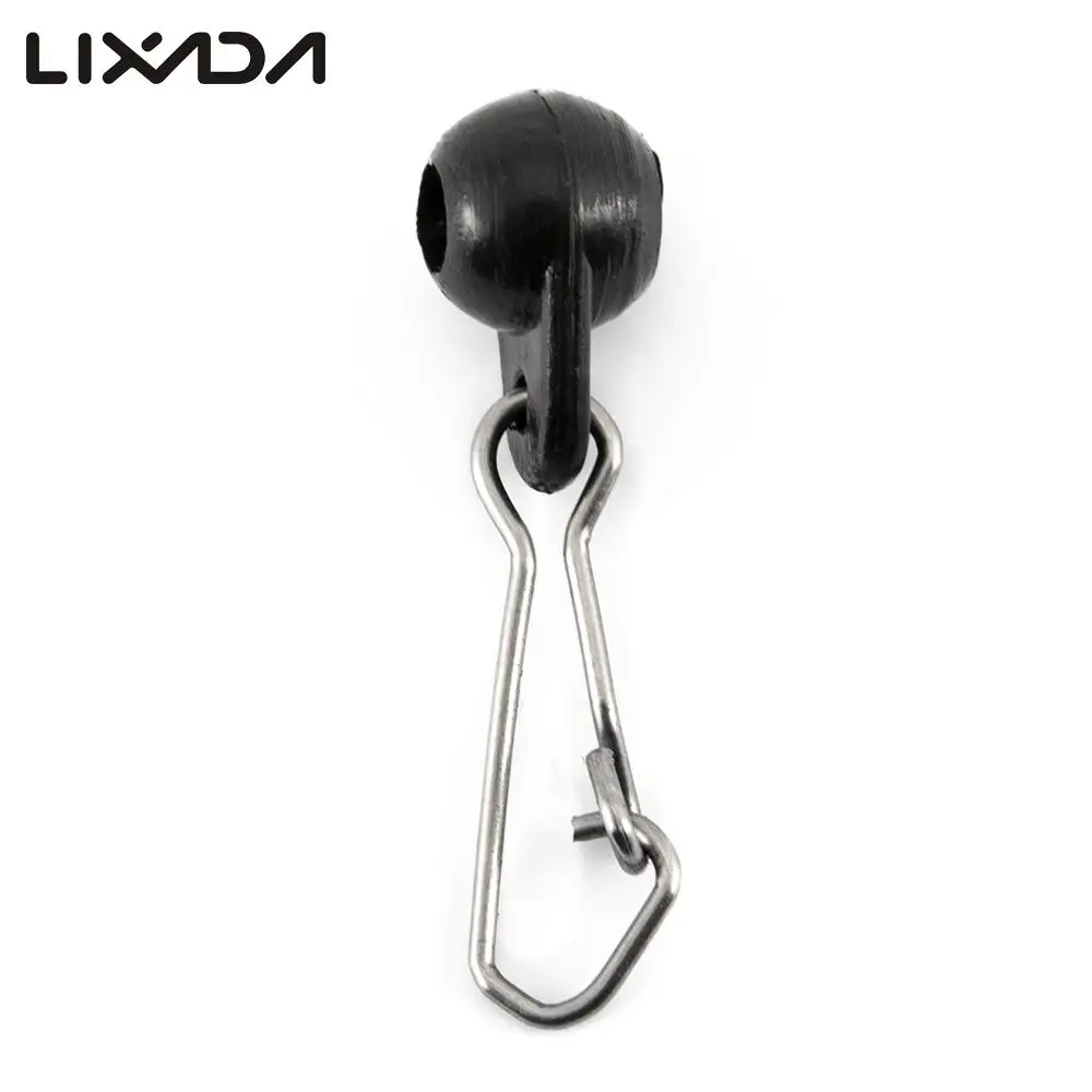 Lixada 10 шт./лот рыболовная застежка молния с бусинами леска Соединительный крючок