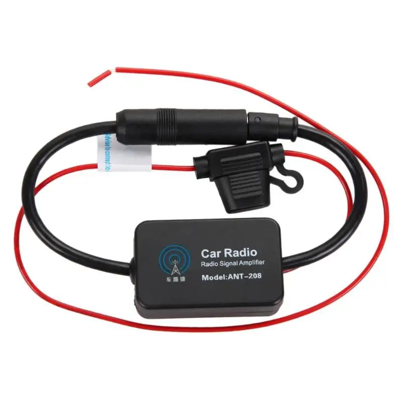 

Car Amplifier Radio FM Antenna Booster Windshield Mount Antenna Aerials Signal ANT-208 Car Auto FM/AM Automobile Radio