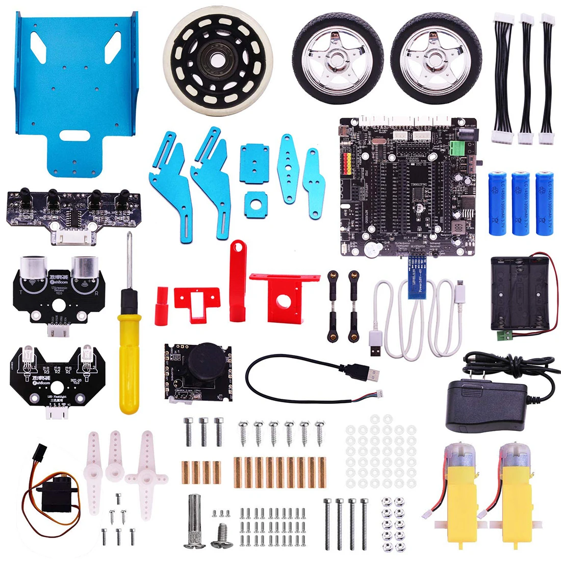  for Raspberry Pi 4/1G TrikeBot Smart Robot Car Programmable Learning Camera Video DIY Robot Kit Ele