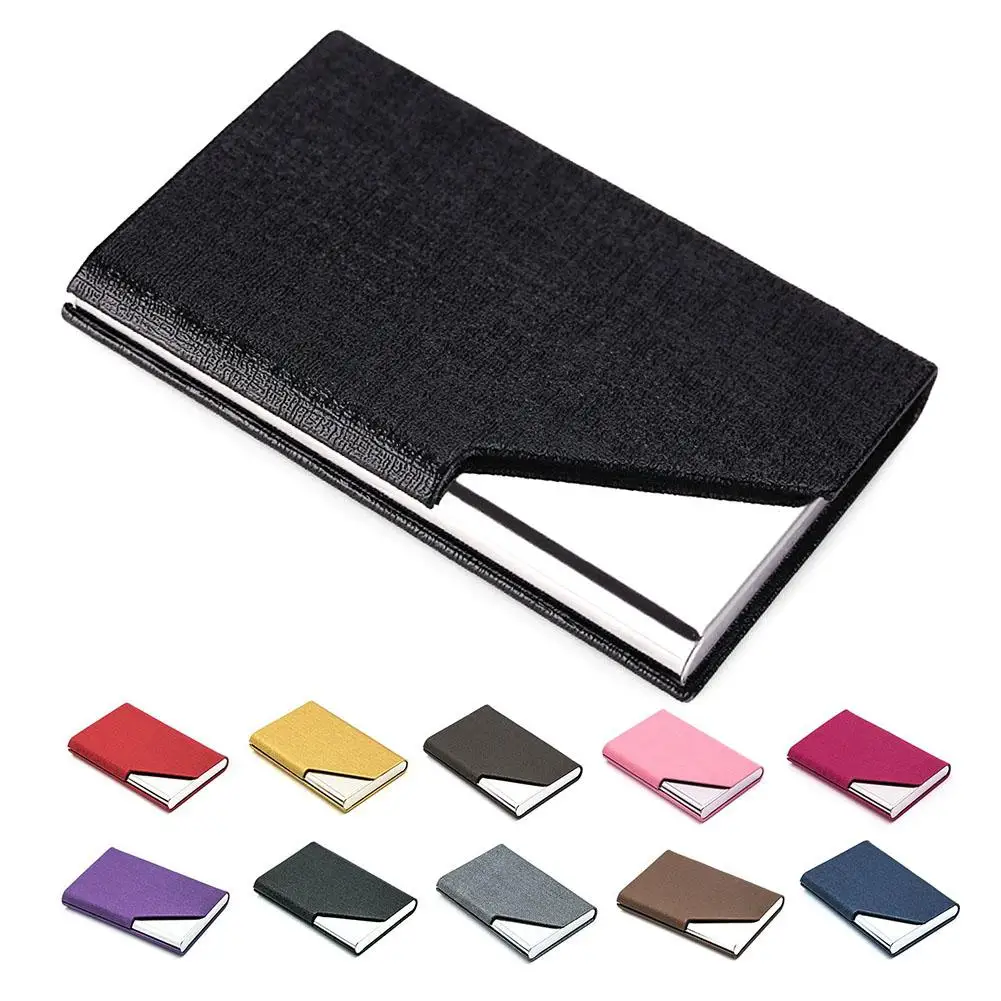

None Lightweight Stainless Steel Business Card Holder Box for Storage
