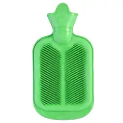 1000 мл классические резиновые многоразовая ПВХ бутылка для горячей воды с вязаная крышка обезболивания и горячей терапии (случайный цвет)
