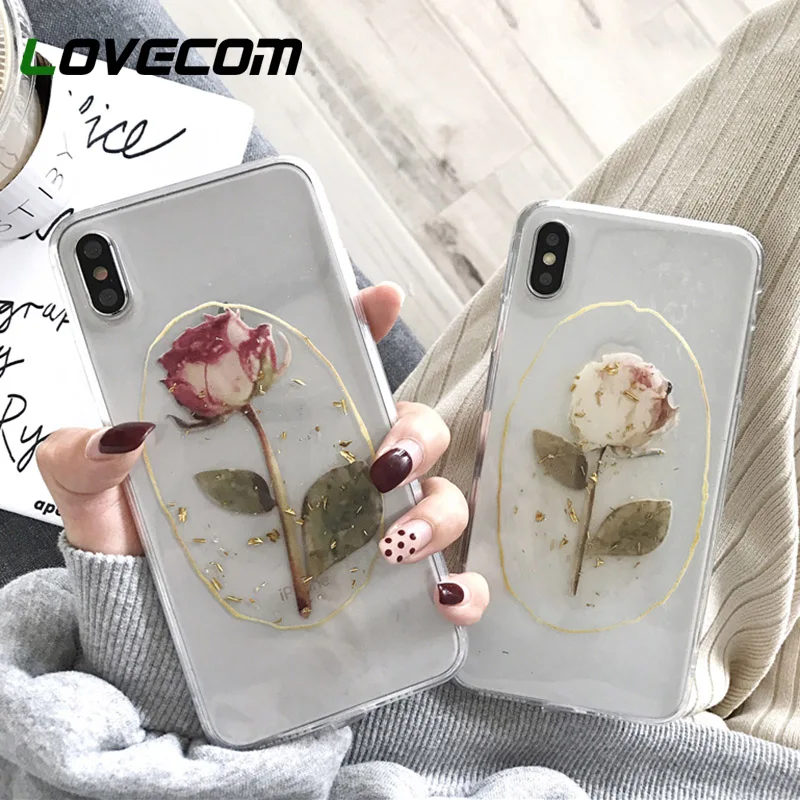 Чехлы LOVECOM в винтажном стиле с золотым цветком для телефонов iPhone 11 Pro Max XS Max XR для iPhone 6 6S 7 8 Plus X Мягкая задняя крышка Coque