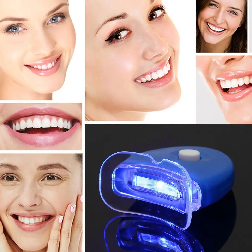 Light Portable Whitening Device Health Compact Care Tooth Unisex Blue x