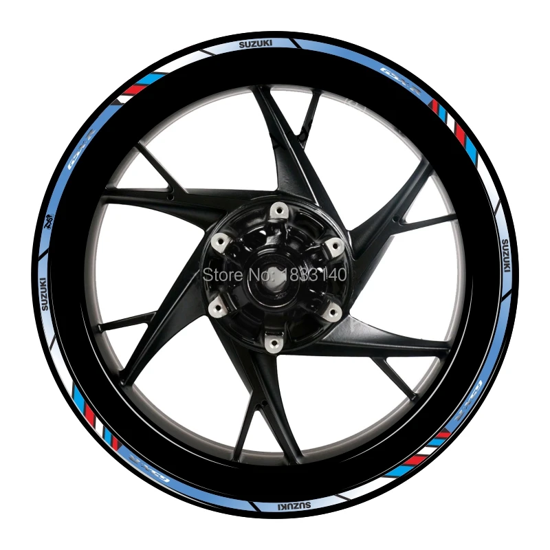 Новые светоотражающие наклейки на колеса Набор наклеек для Suzuki GSX R 1000 gsxr1000