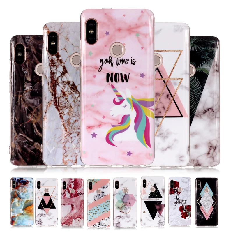 

Marble Unicorn Case For Redmi Note 5 pro Case Cover for Xiaomi redmi NOTE 6 pro 4X 5A 5 plus Cover INS Style TPU Silicon Cover