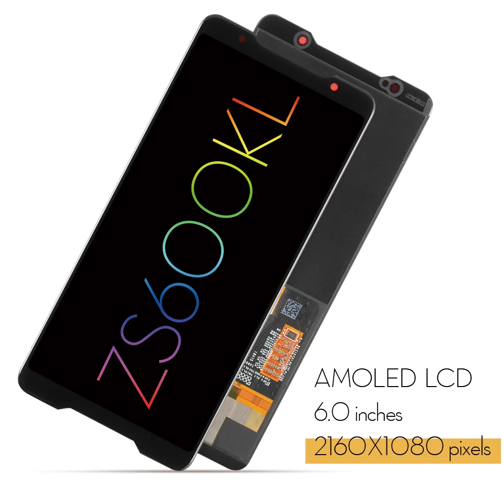 Srjtek для Asus ROG Phone ZS600KL Z01QD ЖК дисплей + сенсорный экран дигитайзер стекло в сборе