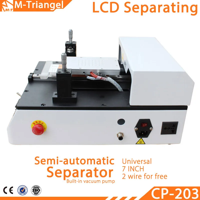7inch Semi-automatic LCD Separator Remover Built-in Vacuum Pump For Iphone 6 6S 5 5S 7 7P Mobile Phone Repair Tool M-Triangel