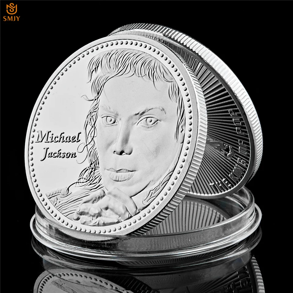 

World Pop Music King Michael Jackson Classic Celebrity Commemorative Coin Home Decoration Souvenirs Coins Gifts Collectibles